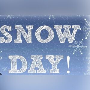 Festive Snow Day Holiday Sign
